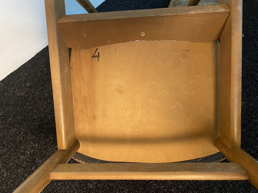 1 von 4  Midcentury Casalla Stuhl, Esszimmer, Küche, Vintage, Art Deco