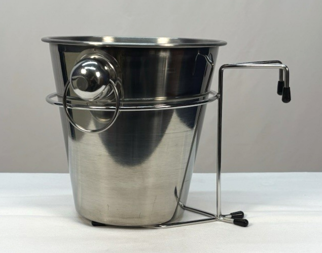 Sektkühler Weinkühler mit Halter Edelstahl „Neu aus Restpostenverkauf“
