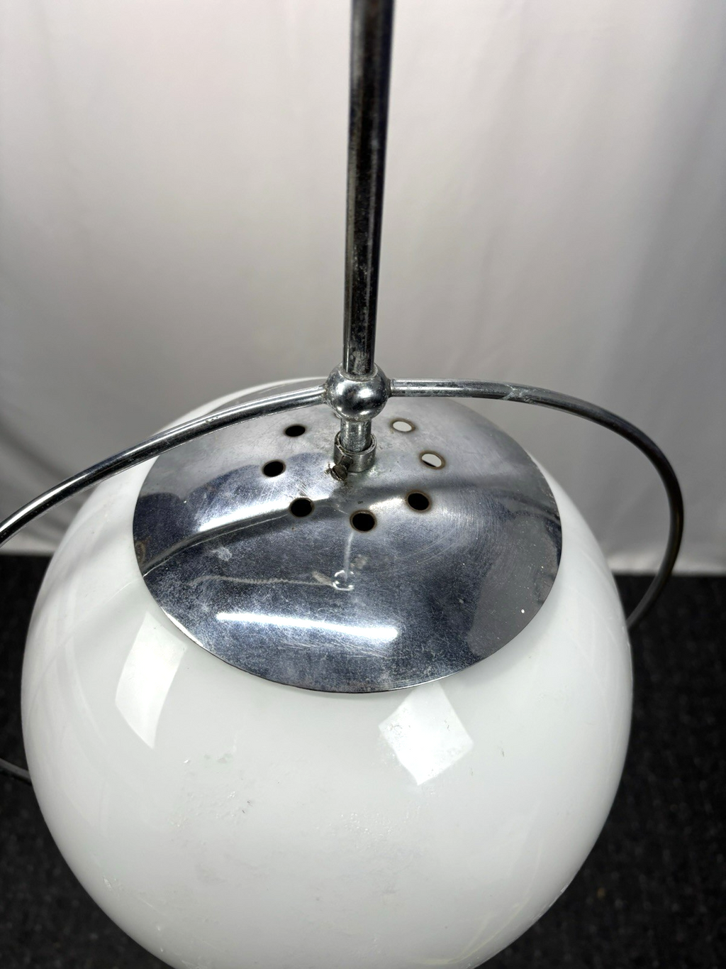 Hängelampe Bauhaus Art Deco Sputnik Space Auge Mid-Century ca. 90 cm hoch