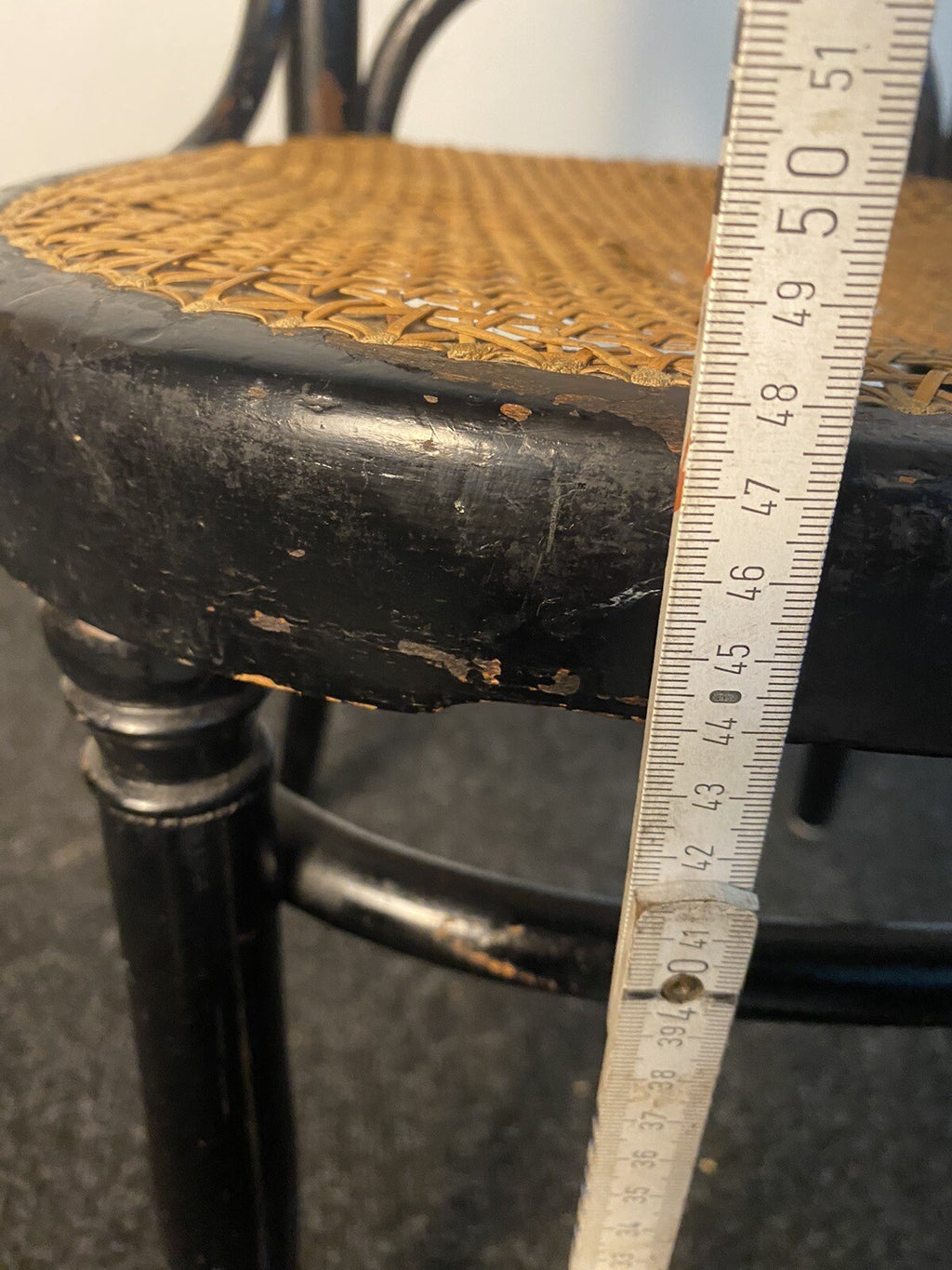 Original Mundus Thonet Salonstuhl Bauhaus ArtDeco hohe Lehne Wiener Geflecht