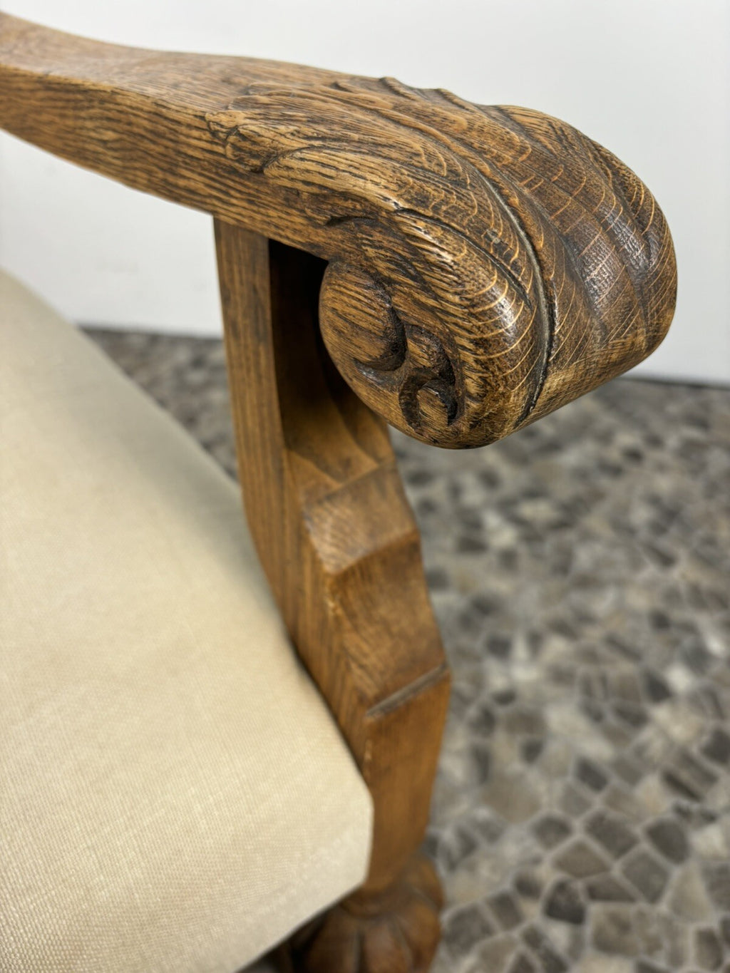 Sessel Antik Thronstuhl Armlehnstuhl Kaminzimmer Lounge Sessel Art Deco