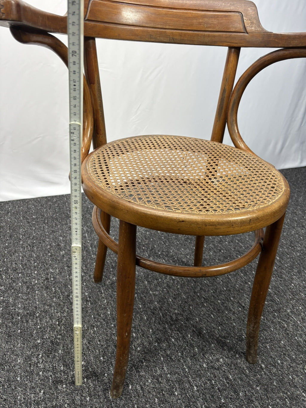 ORIGINAL Fischel Bugholz Armlehnstuhl Gropius Extra Breit Wiener Gefl. Art Deco