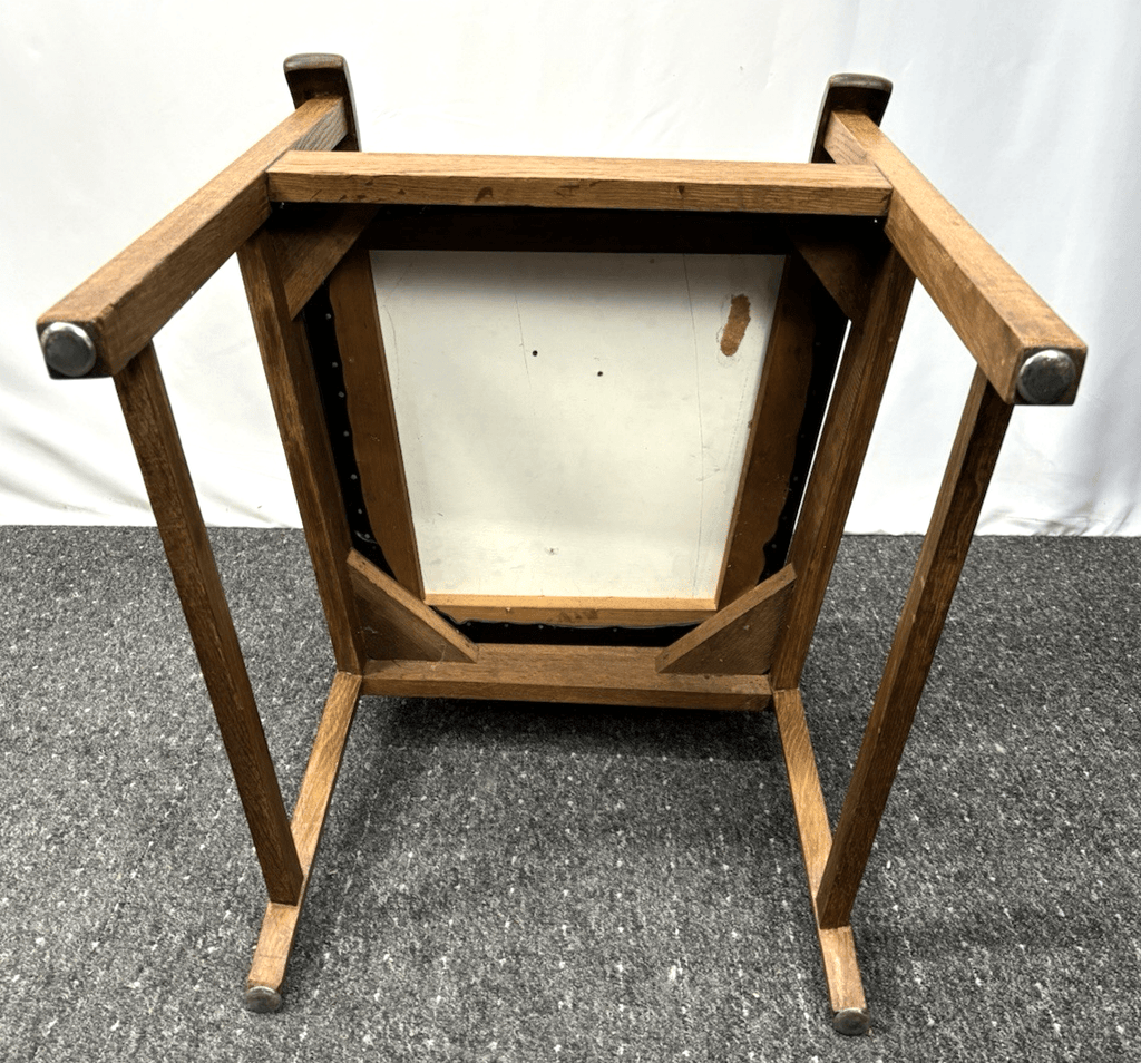 1 von 2 Hochwertiger Holzstuhl mit Armlehnen Klassisch & Stabil Art Deco Vintage - Wesel Antik Kunst Vintage