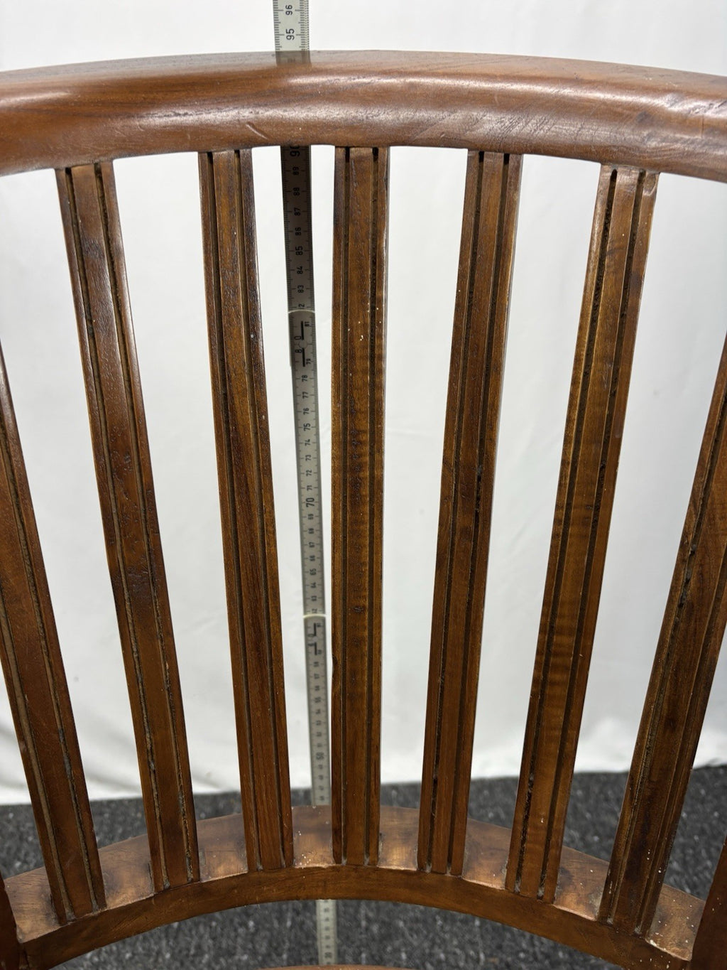 Massivholz Armlehnstuhl Kolonialstil Lederpolster Art Deco Vintage Jugendstil