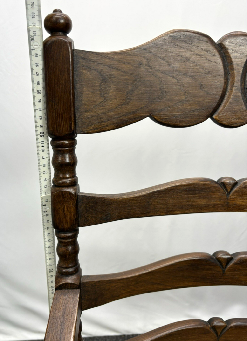 Castle Furniture Armlehnstuhl – Massivholz, Landhausstil, Geflochtene Sitzfläche