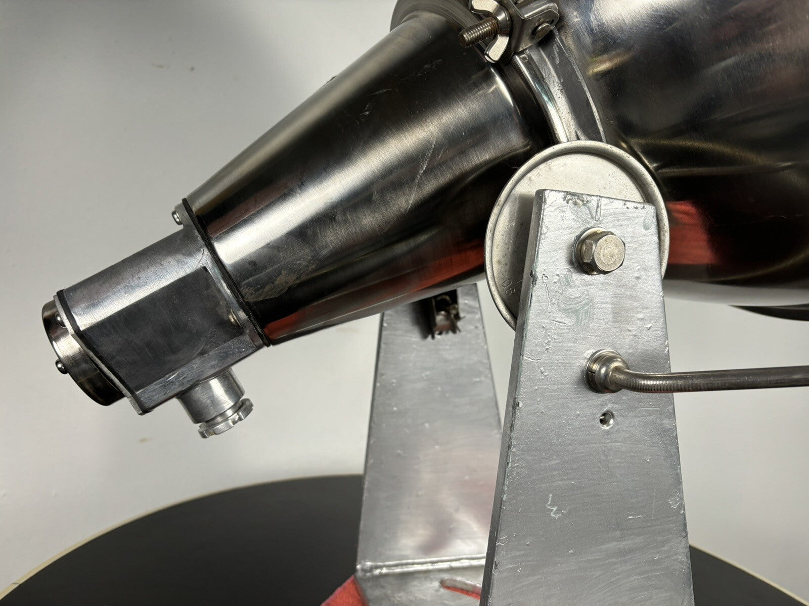 Suchscheinwerfer Alu/Edelstahl Schifffahrt Vintage Bauhaus Sanshin Senaku Dengli