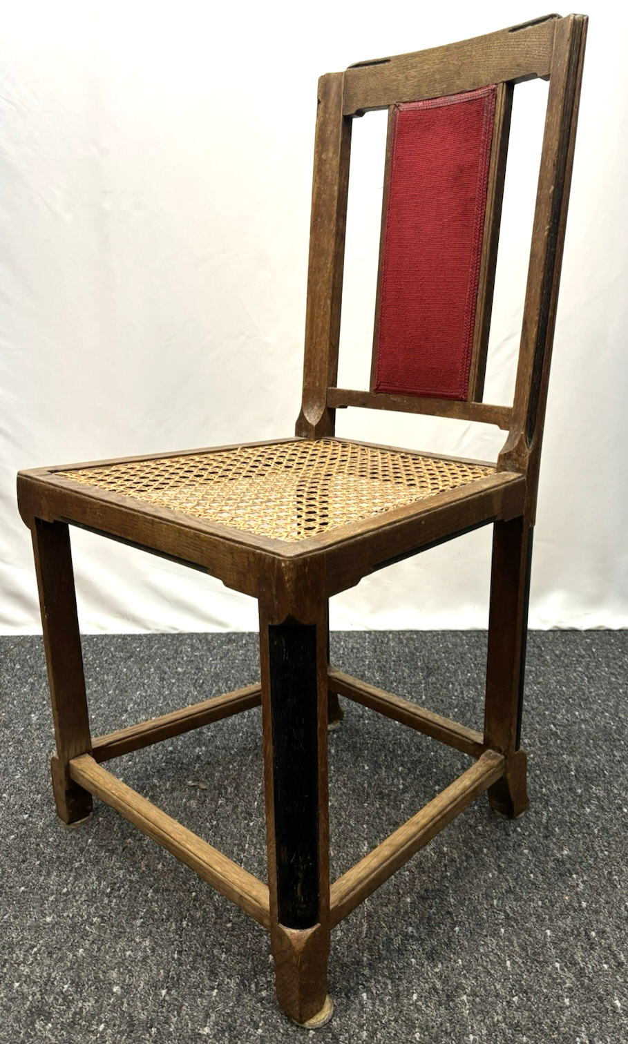 4er Set Stühle Esszimmer Art Deco Vintage Wiener Geflecht (z.T. beschädigt)