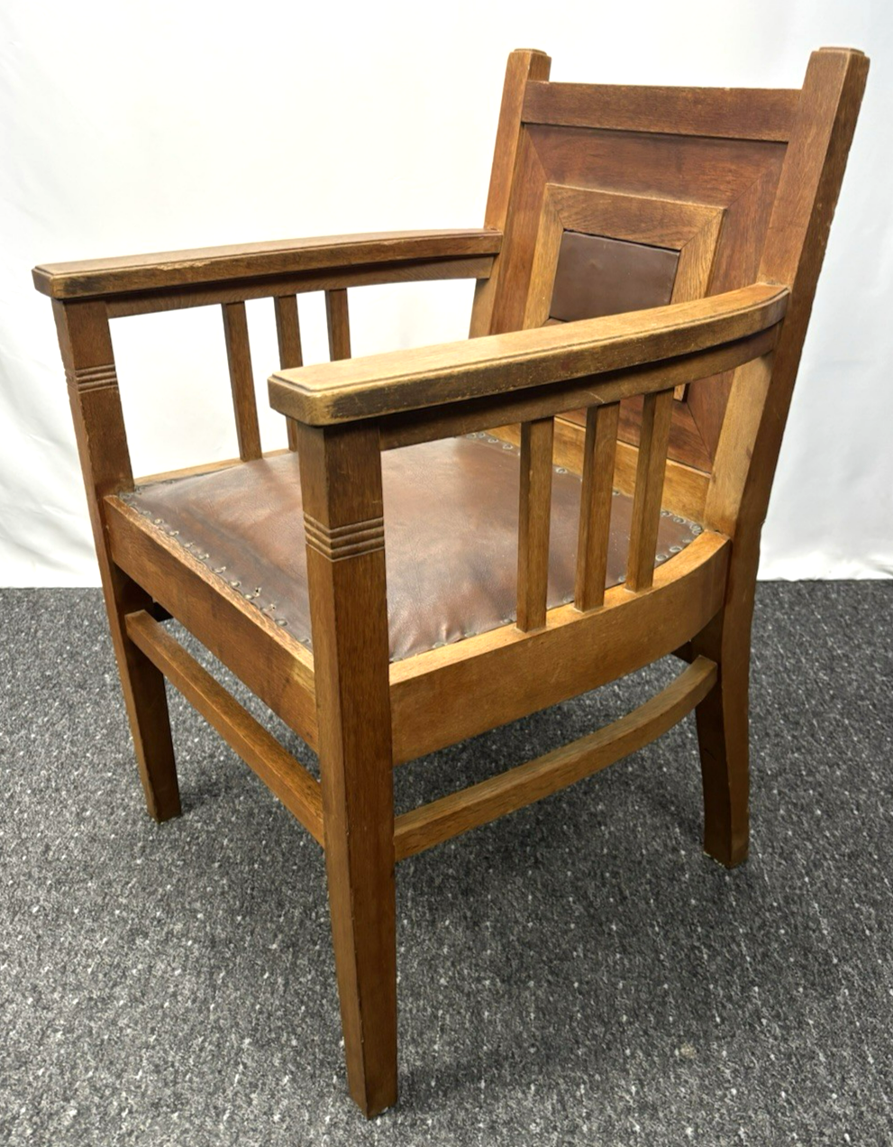 Stuhlset Art Deco Armlehnstuhl Antik Esszimmer Büro Massivholz 4 Stück