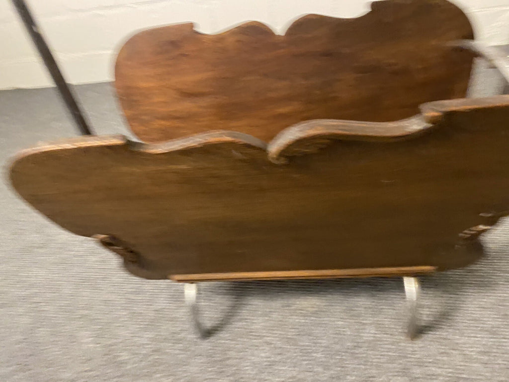 Beistelltisch Rauchertisch Zeitungsständer Stahlrohrmöbel Chrom Bauhaus Art Deco