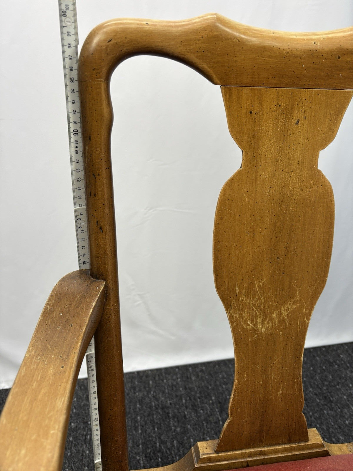 1 von 3 Armlehnstuhl Barock/ Rokoko Büro Schreibtisch Art Deco Leder