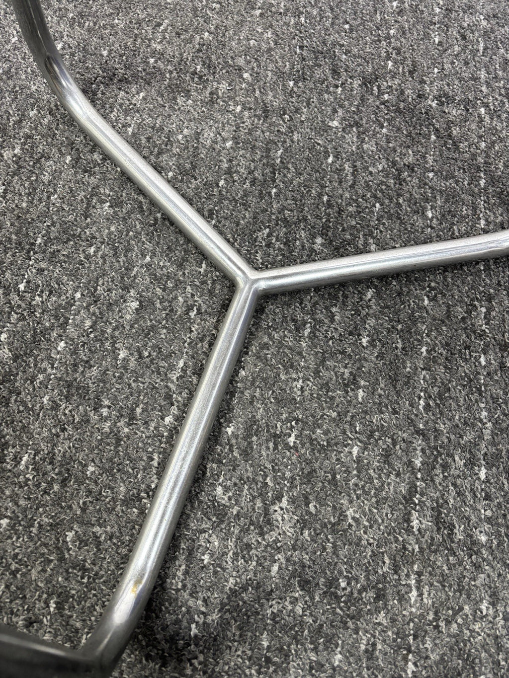 Beistelltisch Stahlrohrmöbel Rund nach Marcel Breuer 50er Jahre Bistrotisch