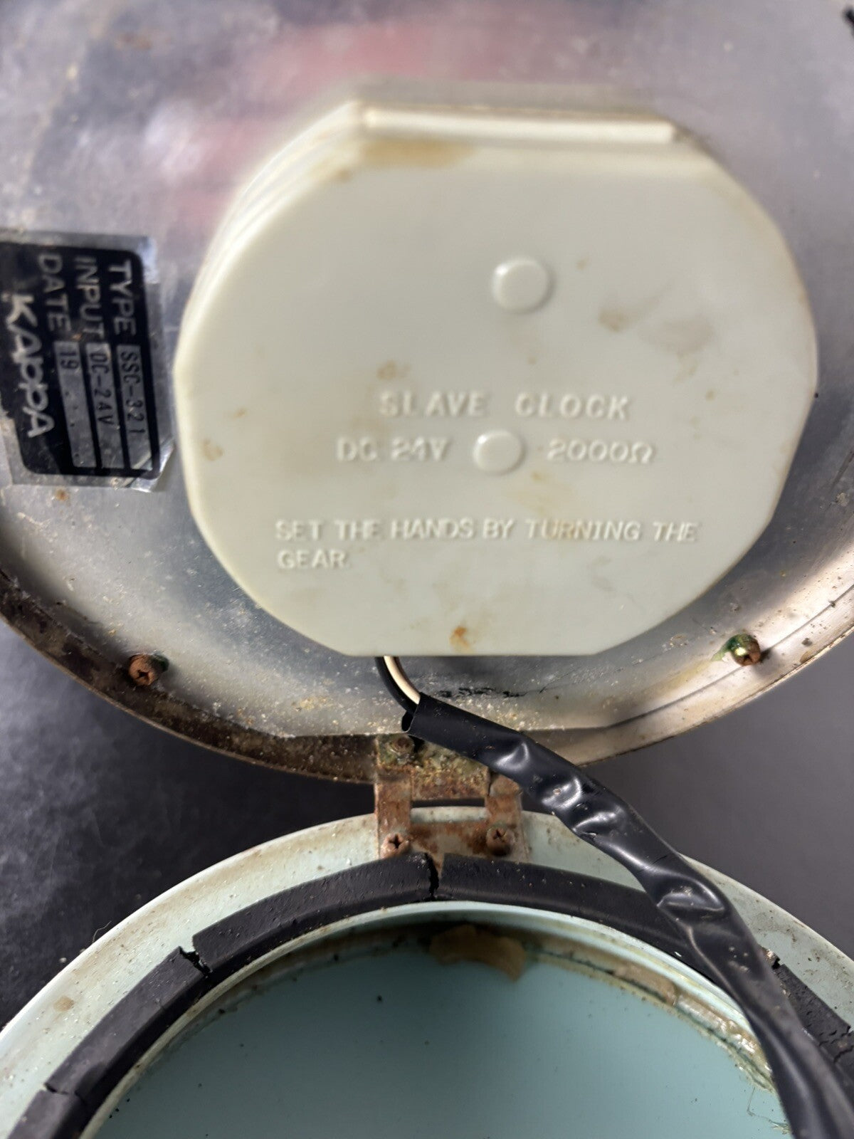 Schiffsuhr KAPPA Wanduhr Vintage Marine Clock Slave Uhr Deko Objekt