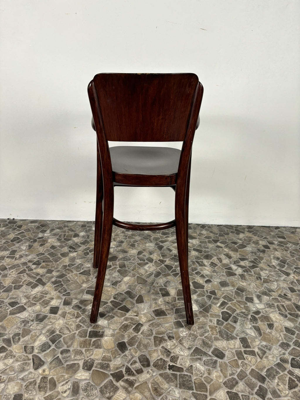 Original Thonet Kinderstuhl Hochstuhl mit abnehmbaren Tisch Mahagoni Art Deco