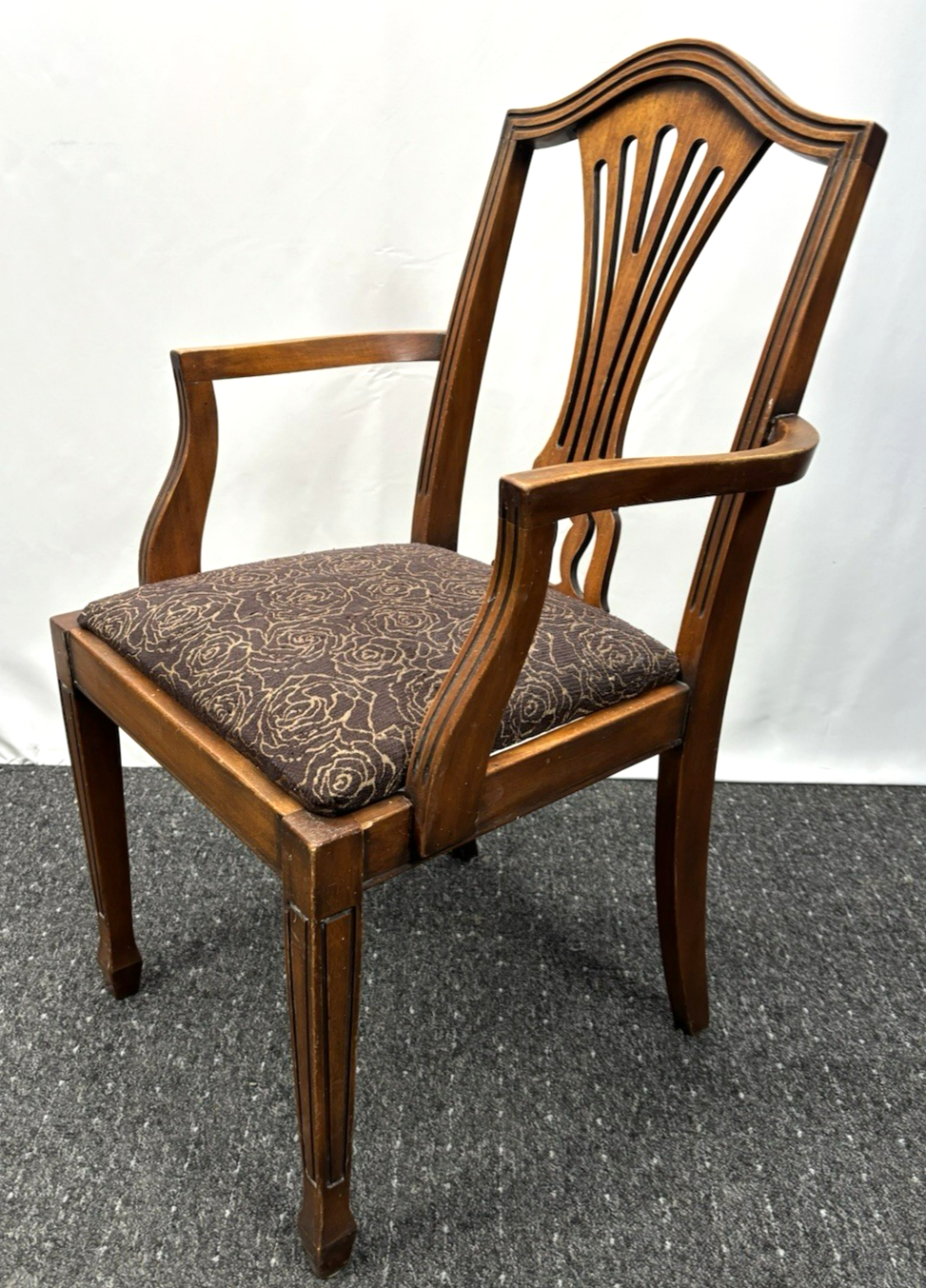 Esszimmer Armlehnstuhl Holz Art Deco Vintage Antik