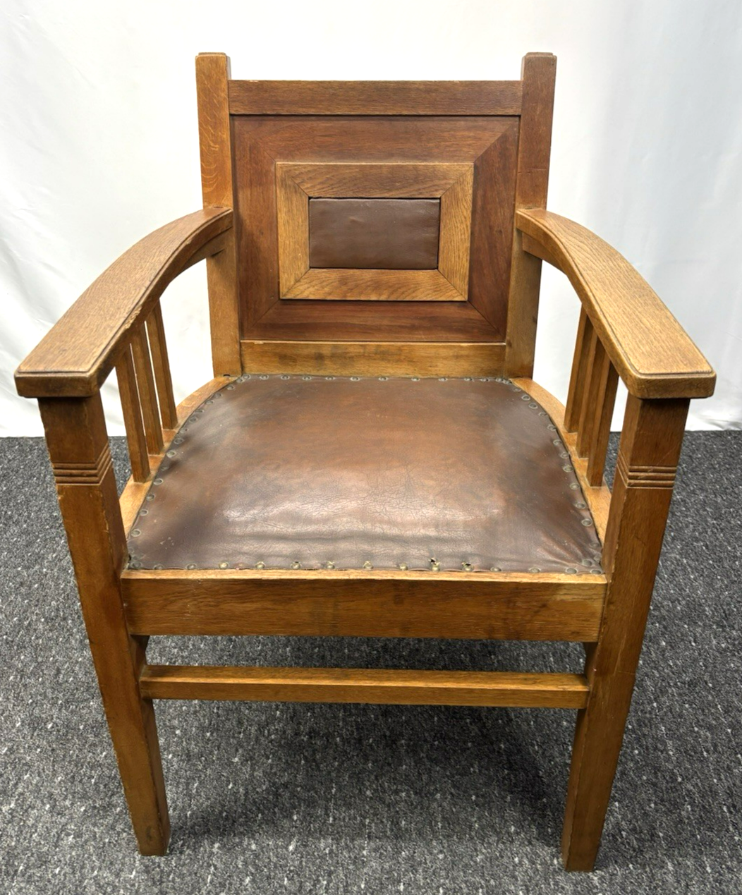 Stuhlset Art Deco Armlehnstuhl Antik Esszimmer Büro Massivholz 4 Stück