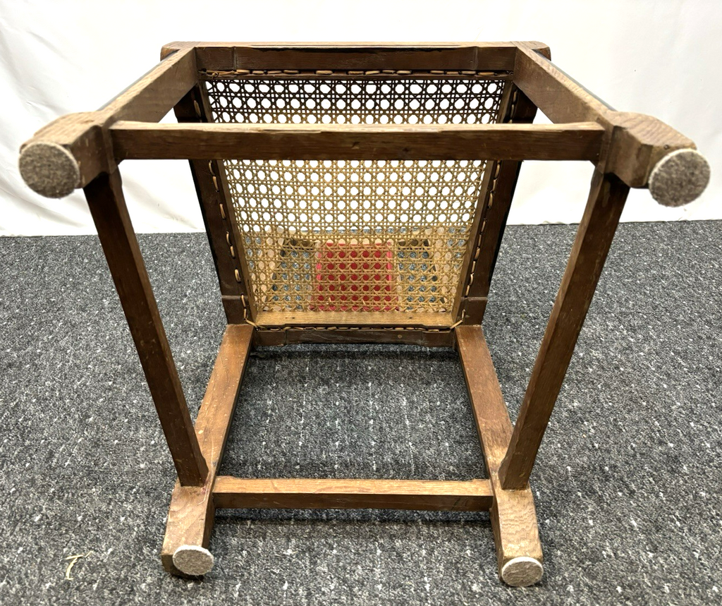 4er Set Stühle Esszimmer Art Deco Vintage Wiener Geflecht (z.T. beschädigt)