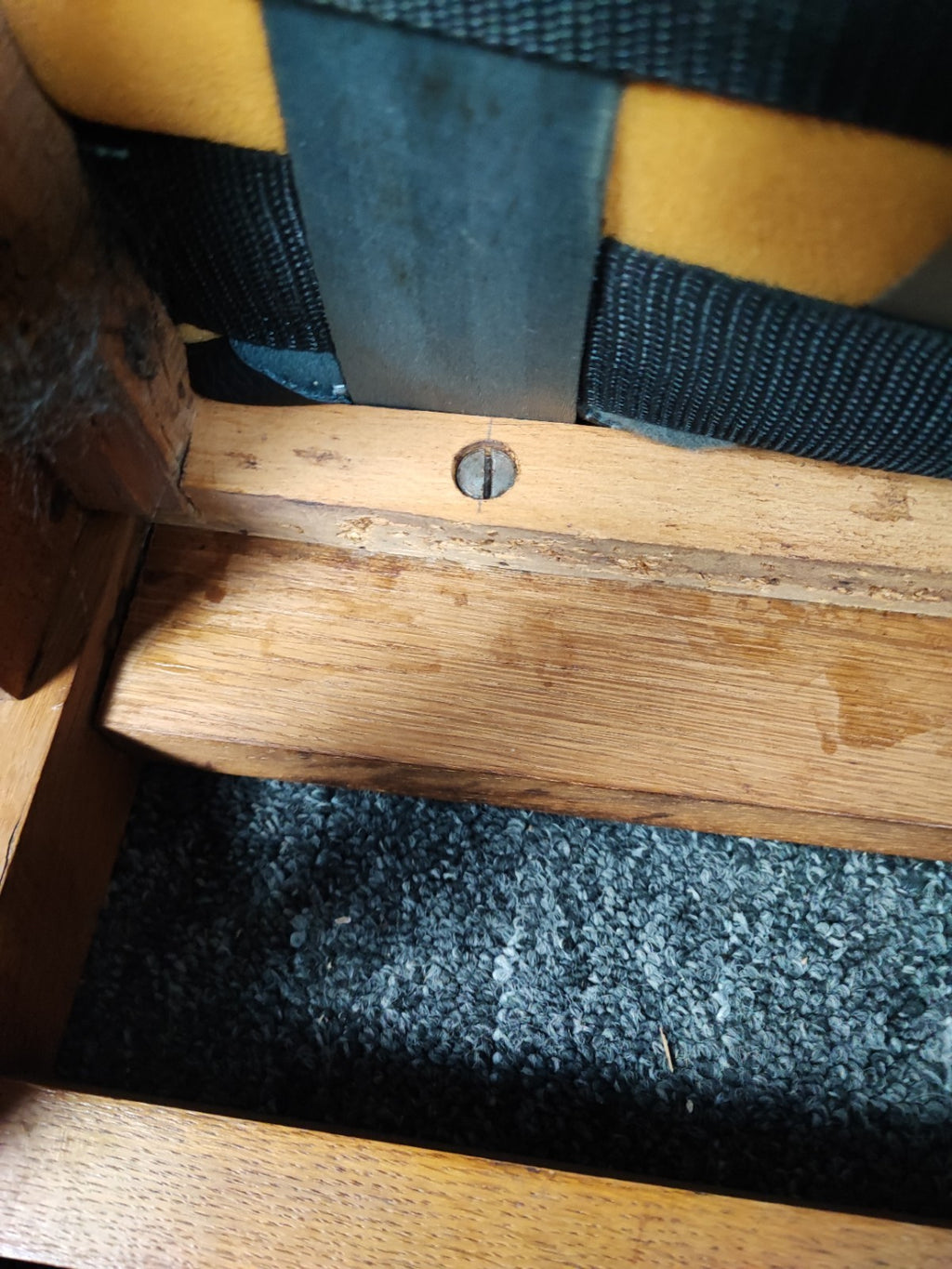Armlehnstuhl Eiche Massivholz Schreibtischstuhl Herrenzimmer Ledersitz antik