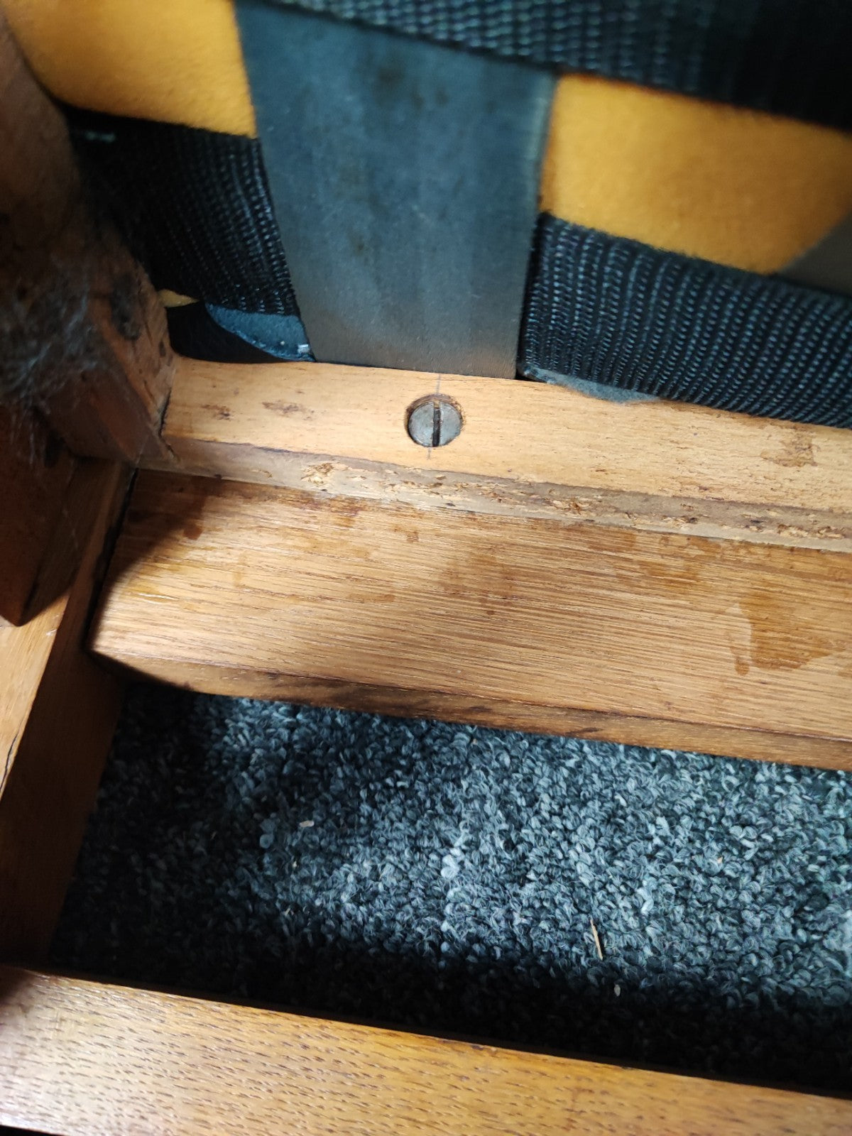 Armlehnstuhl Eiche Massivholz Schreibtischstuhl Herrenzimmer Ledersitz antik