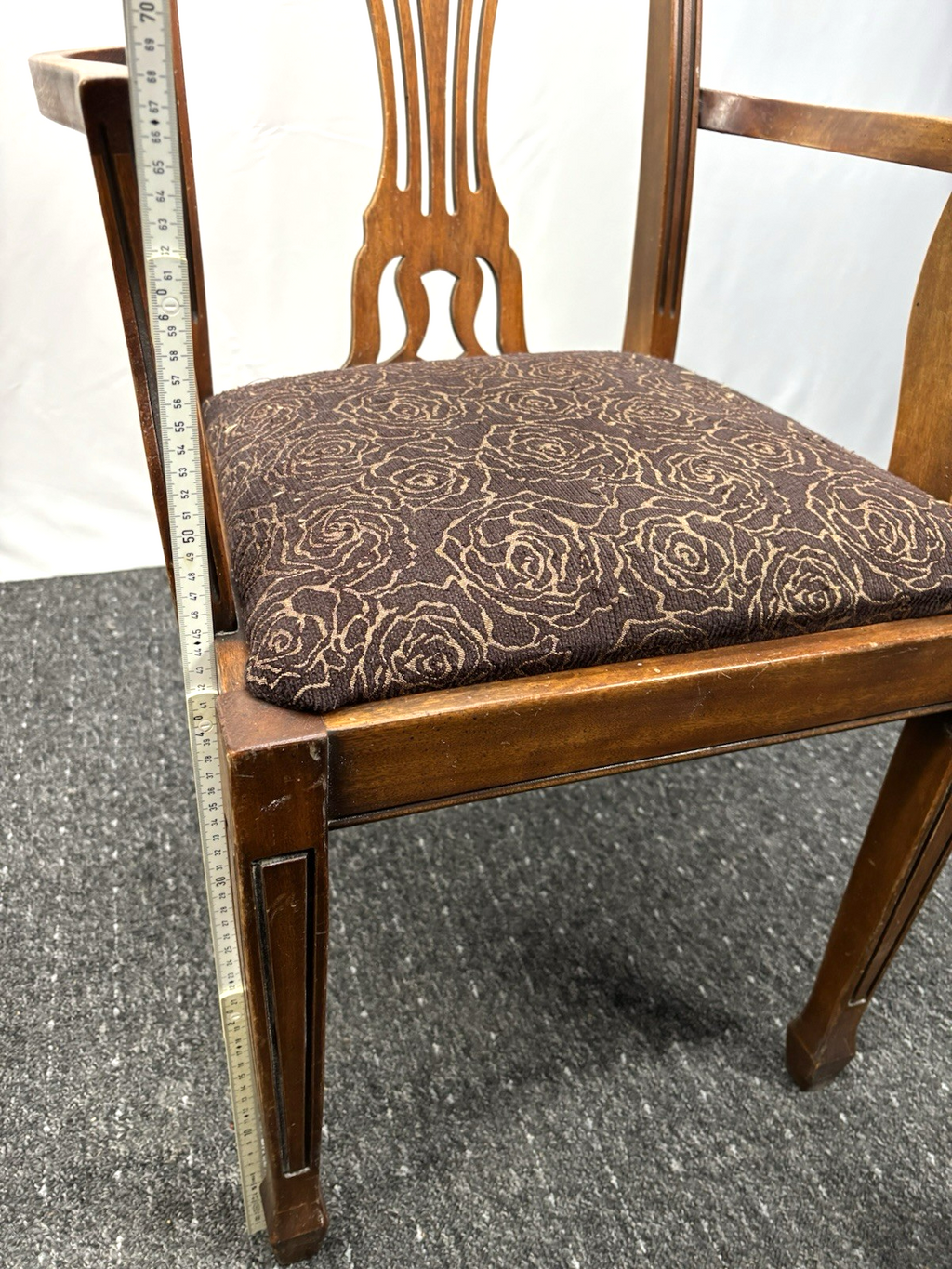 Esszimmer Armlehnstuhl Holz Art Deco Vintage Antik