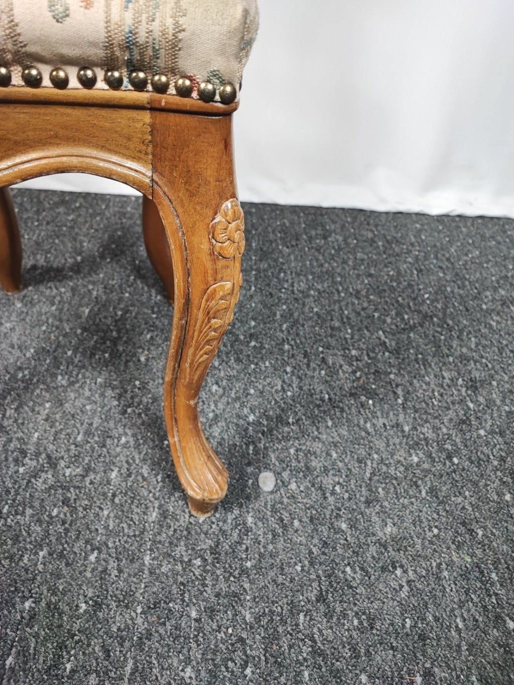 Antiker Prunkstuhl Neobarock geschnitzt Eiche massiv Akanthus Gründerzeit - Wesel Antik Kunst Vintage