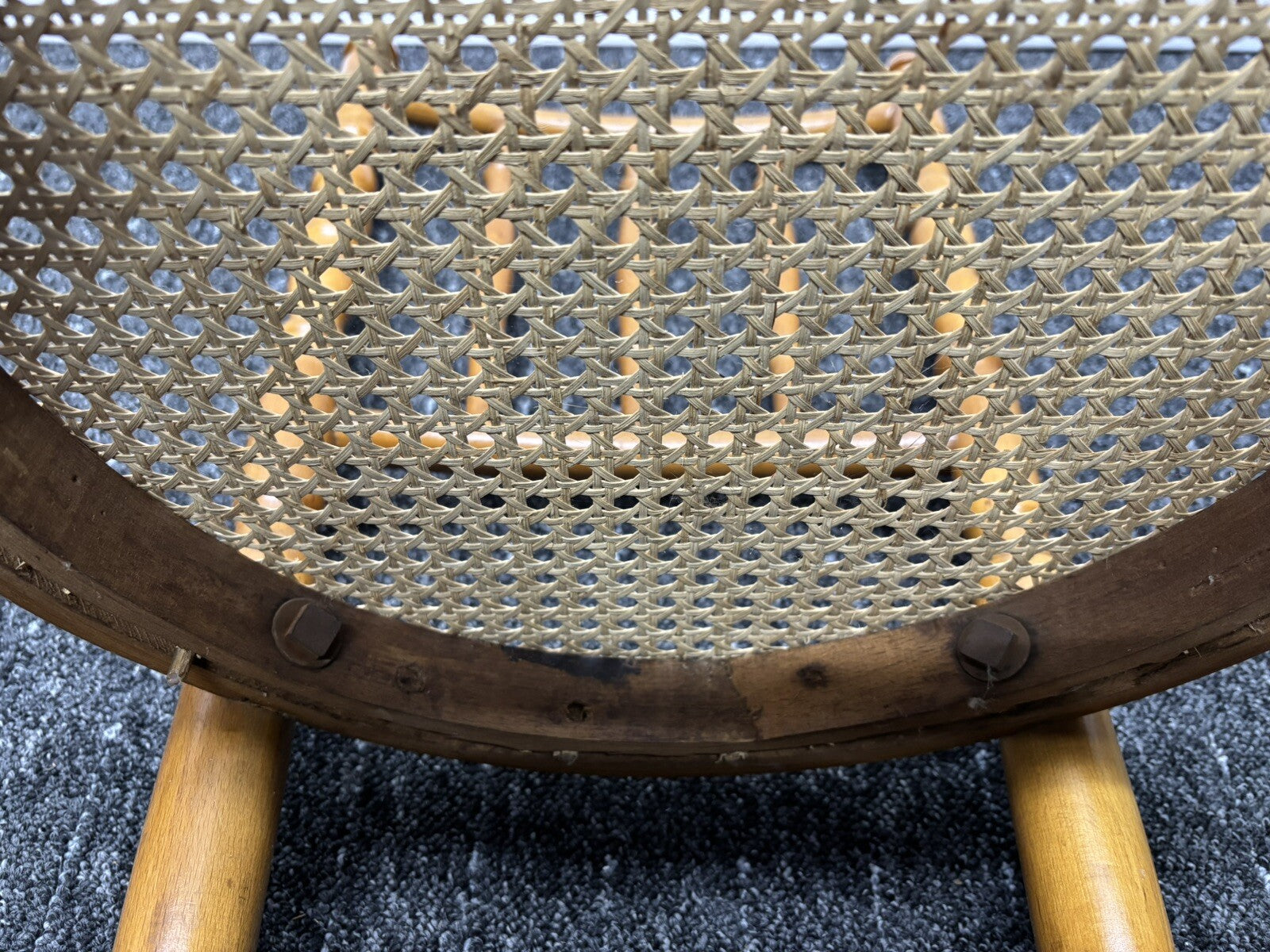 ORIGINAL Fischel Kaffeehaus Stuhl Wiener Geflecht Küche Esszimmer Art Deco Antik