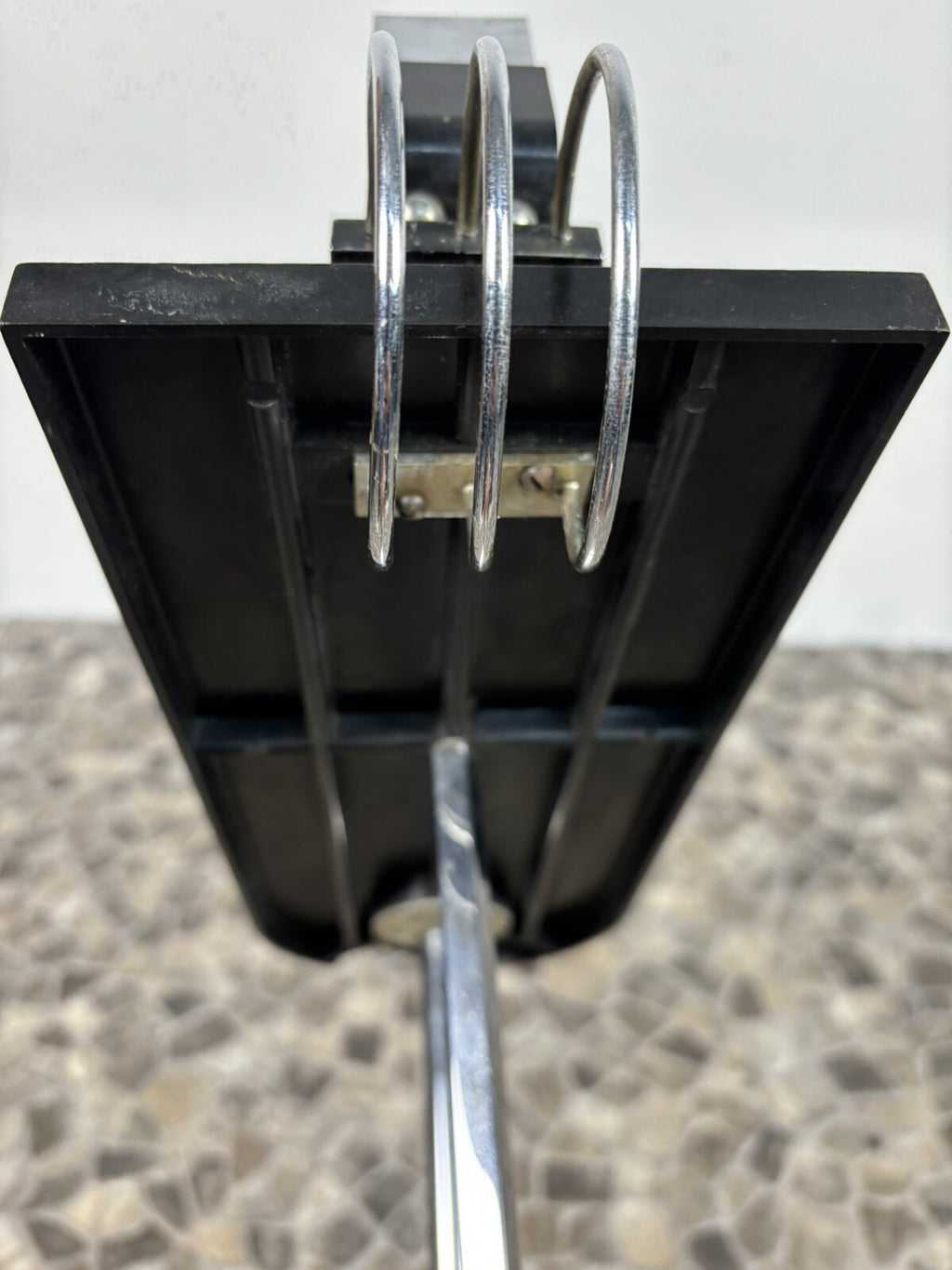 Rauchertisch Beistelltisch Stand Aschenbecher Stahlrohr Bauhaus Bakelit Chrom