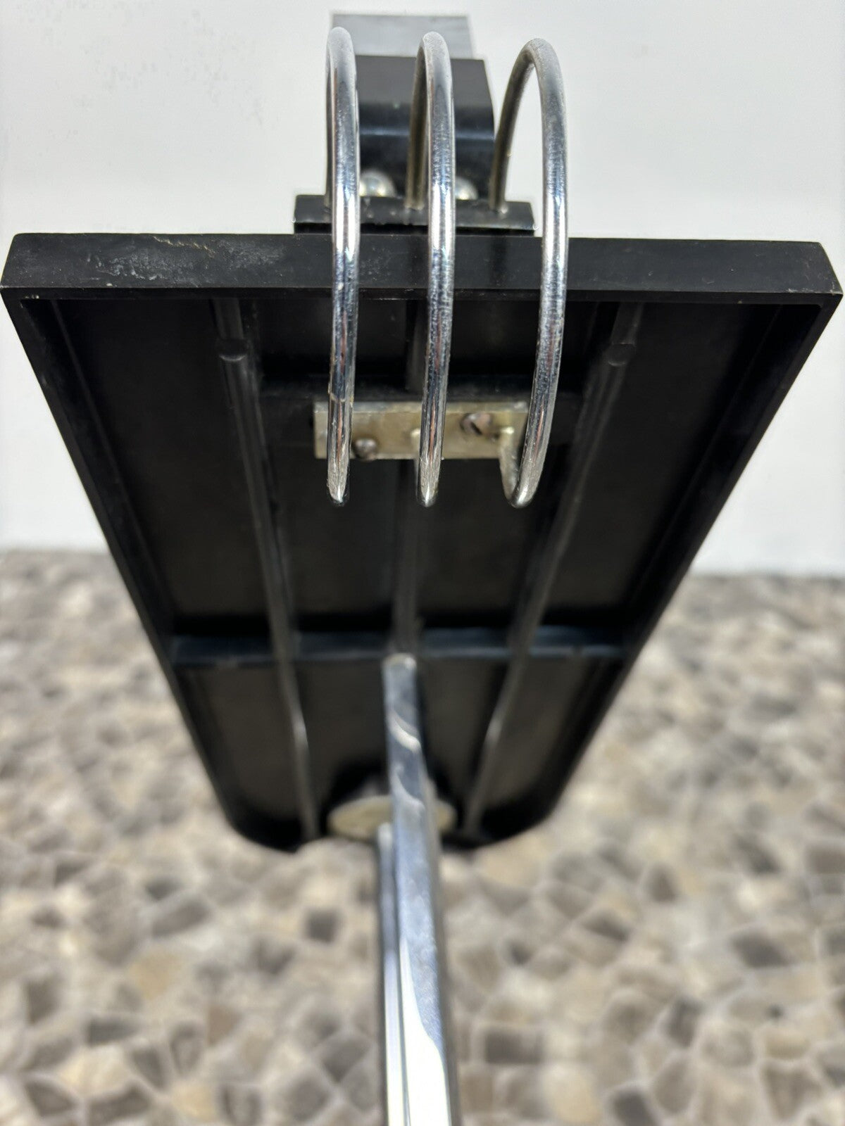 Rauchertisch Beistelltisch Stand Aschenbecher Stahlrohr Bauhaus Bakelit Chrom