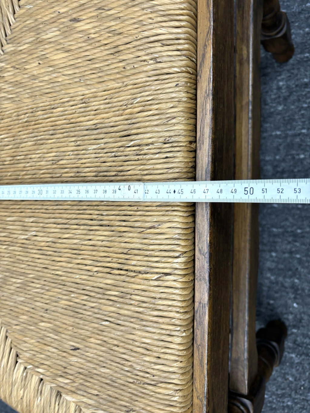 Castle Furniture Armlehnstuhl – Massivholz, Landhausstil, Geflochtene Sitzfläche