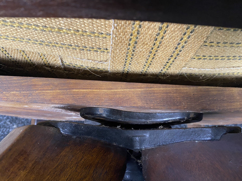 Amerikanischer Drehstuhl Officechair Büro Antik Art Deco