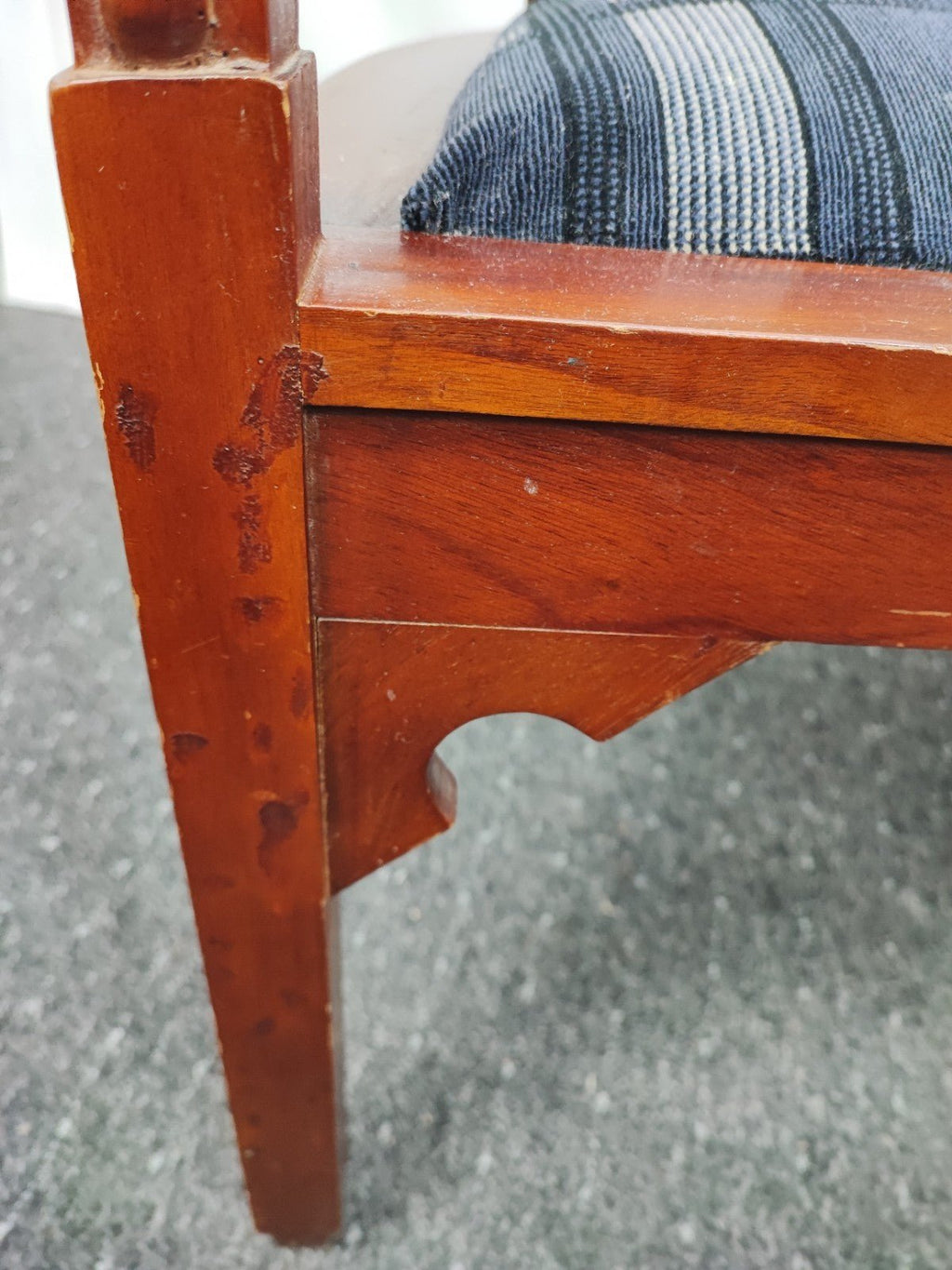 Kolonialstil Armlehnstuhl Massivholz Rattan Sessel Korbstuhl Polstersitz Vintage - Wesel Antik Kunst Vintage