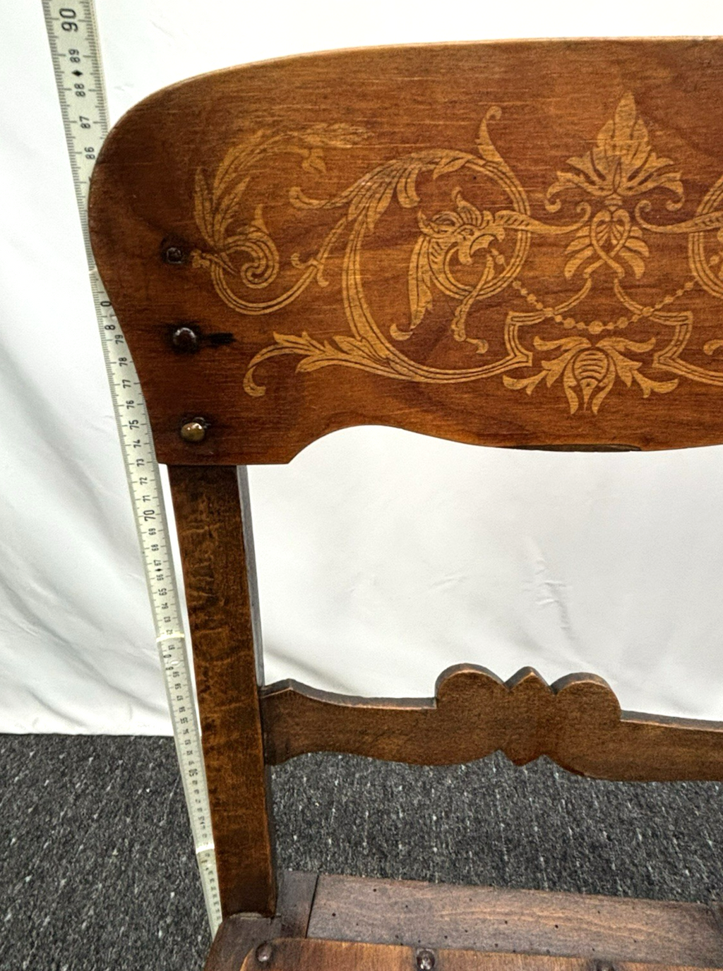 Bistro Kaffeehausstuhl Prägesitz Massivholz Art Deco Küche Schreibtisch