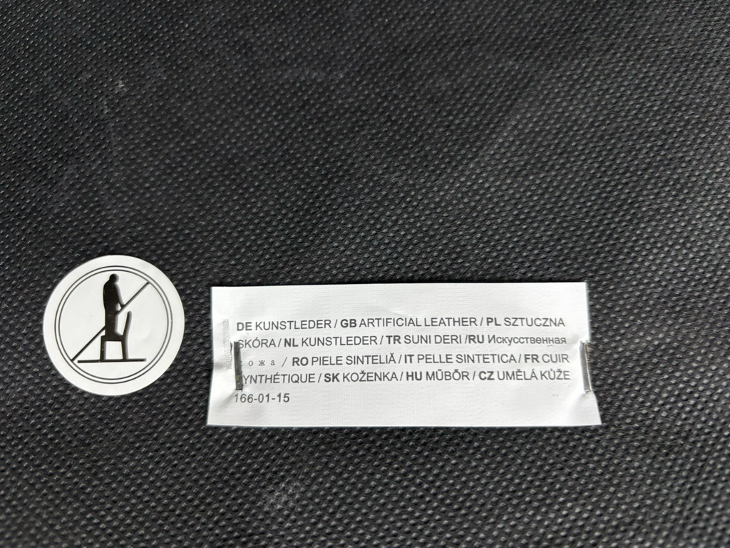 1 von 6 Stuhl Gropius Vintage Kunstleder silber schwarz Büro Esstisch Bauhaus