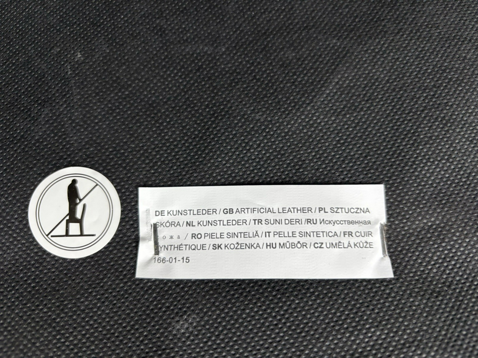 1 von 6 Stuhl Gropius Vintage Kunstleder silber schwarz Büro Esstisch Bauhaus