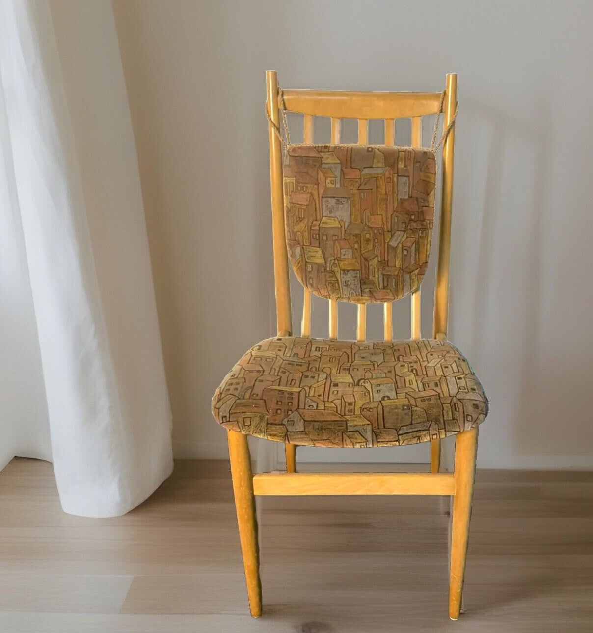 1 von 4  Midcentury Casalla Stuhl, Esszimmer, Küche, Vintage, Art Deco