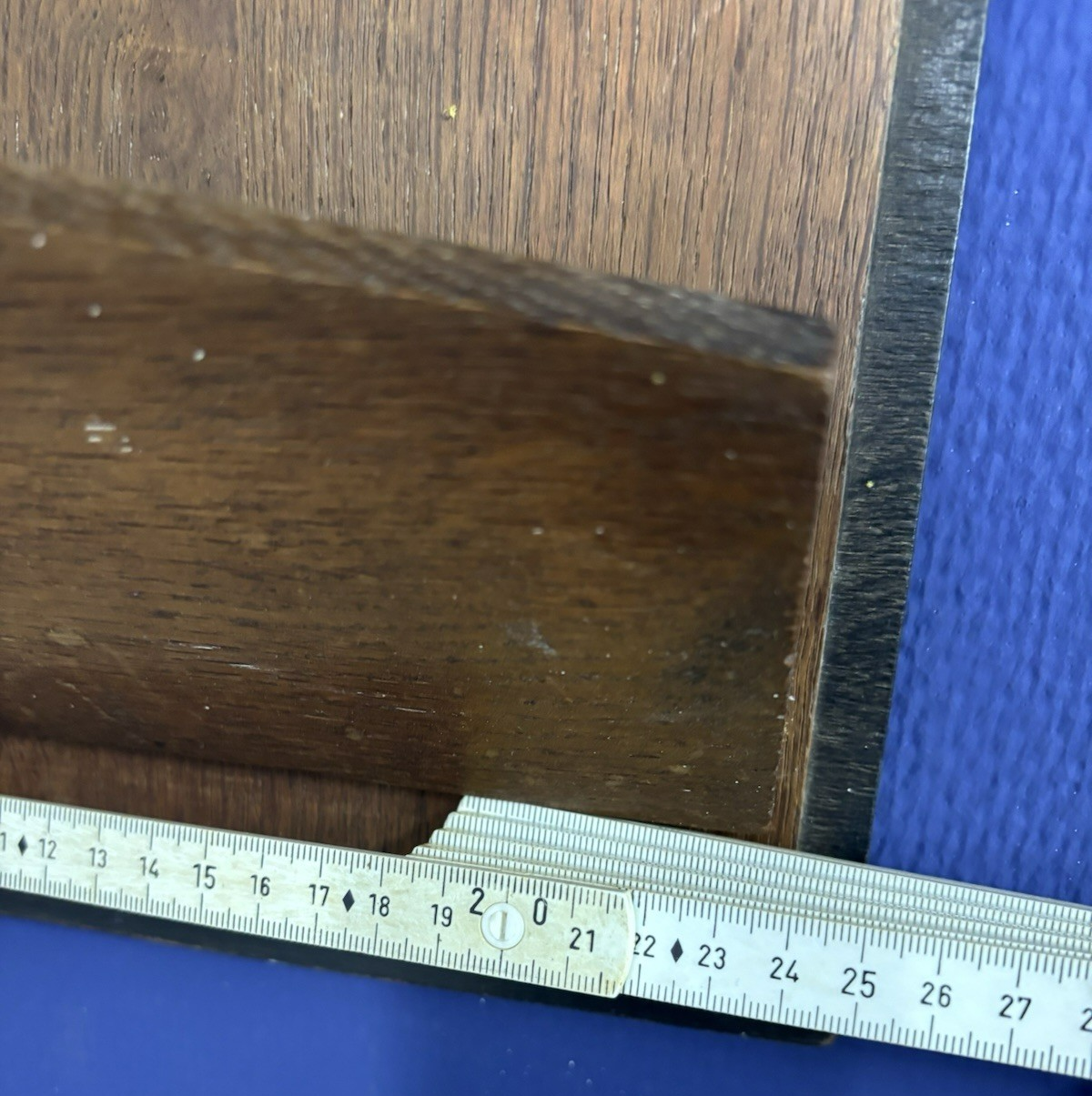 Wand Zeitungsständer-/ Träger Holz Antik, Art Deco