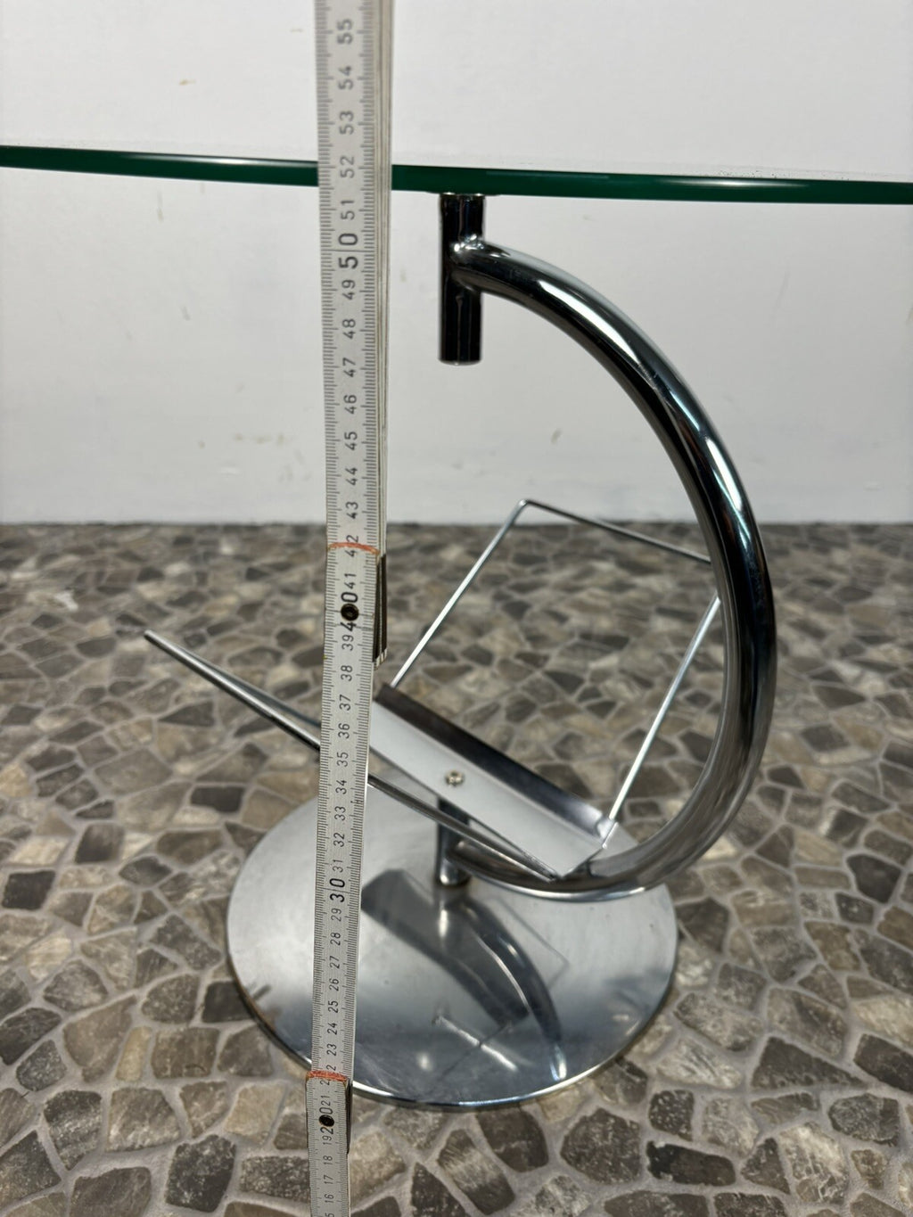 Beistelltisch Couchtisch Kokoon Design Stahlrohr Chrom Bauhaus Vintage