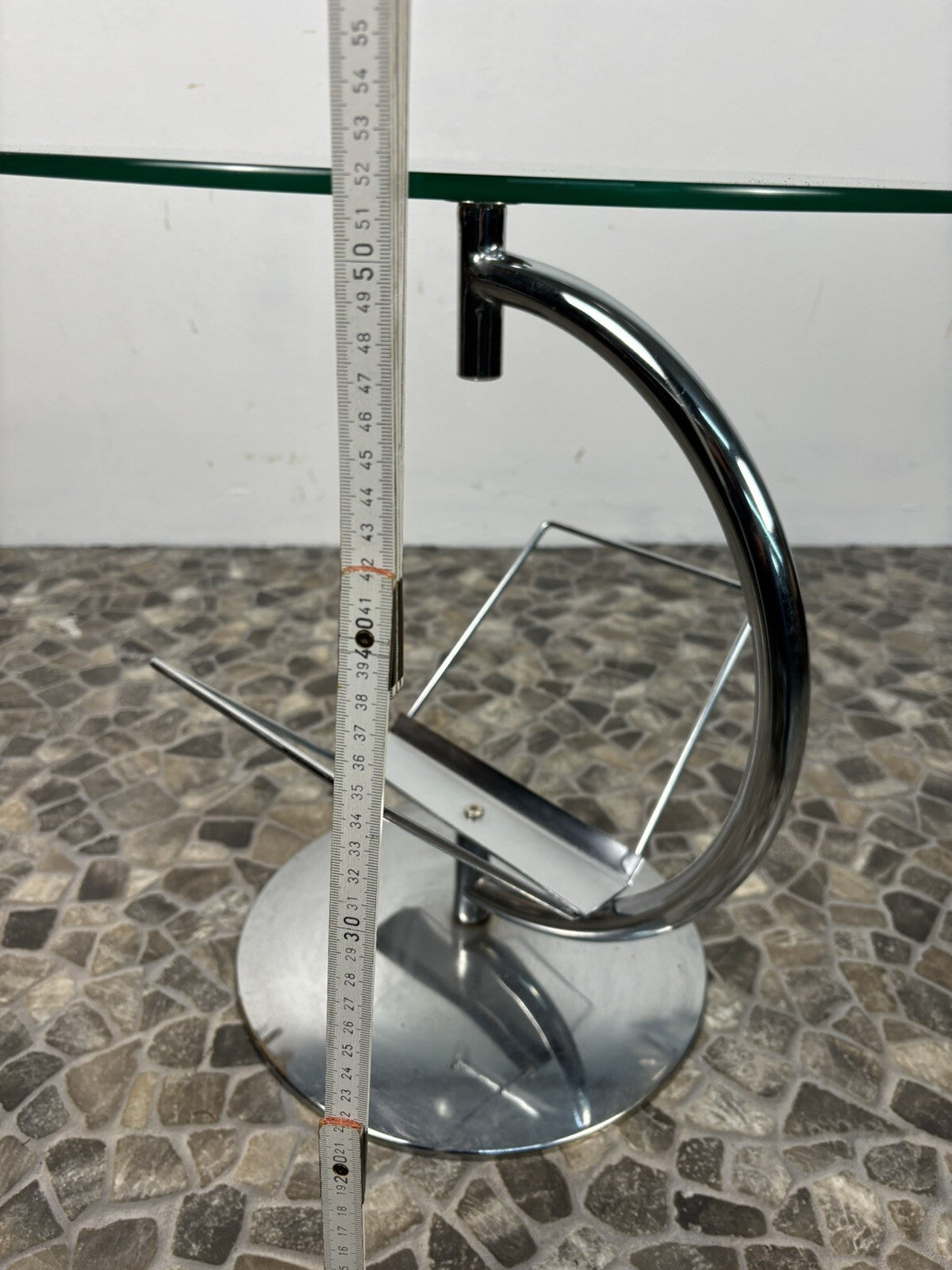 Beistelltisch Couchtisch Kokoon Design Stahlrohr Chrom Bauhaus Vintage
