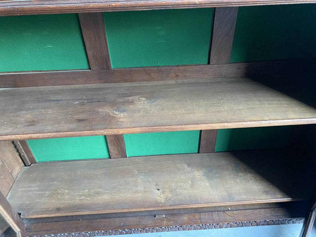 Prachtvoller Antiker Buffetschrank | Gründerzeit Aufsatzbuffet | Eiche massiv |