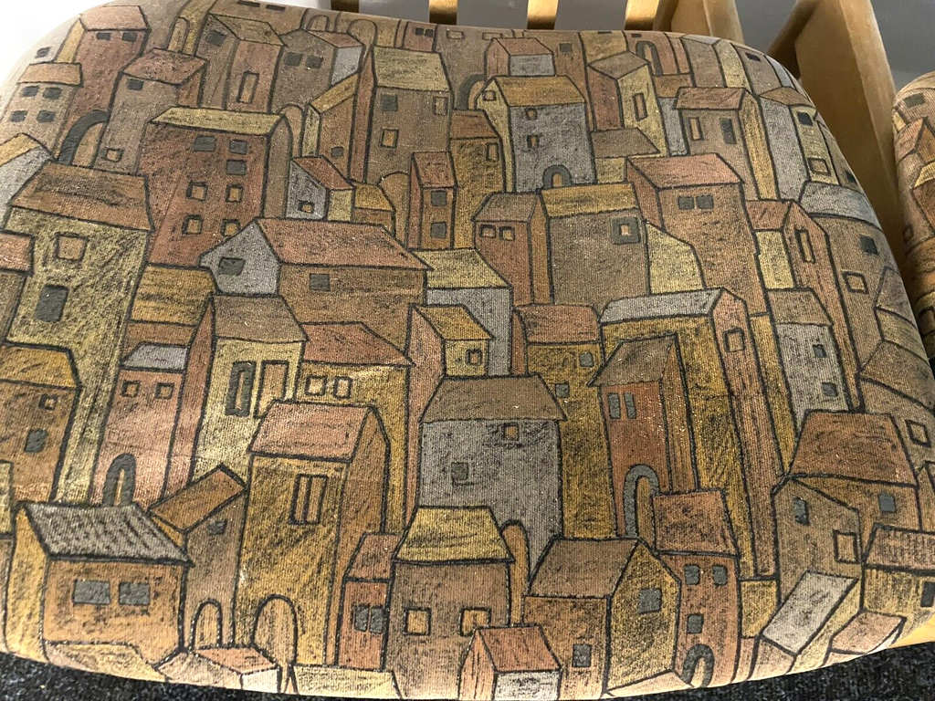 1 von 4  Midcentury Casalla Stuhl, Esszimmer, Küche, Vintage, Art Deco