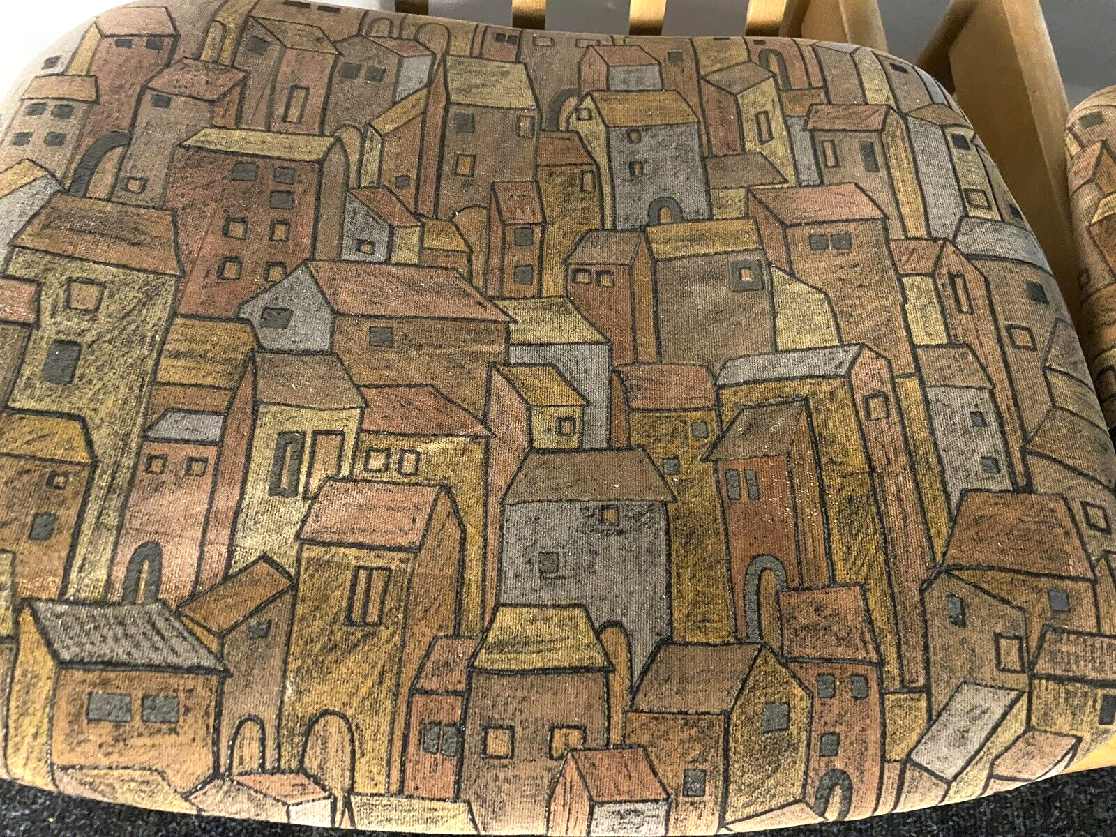 1 von 4  Midcentury Casalla Stuhl, Esszimmer, Küche, Vintage, Art Deco