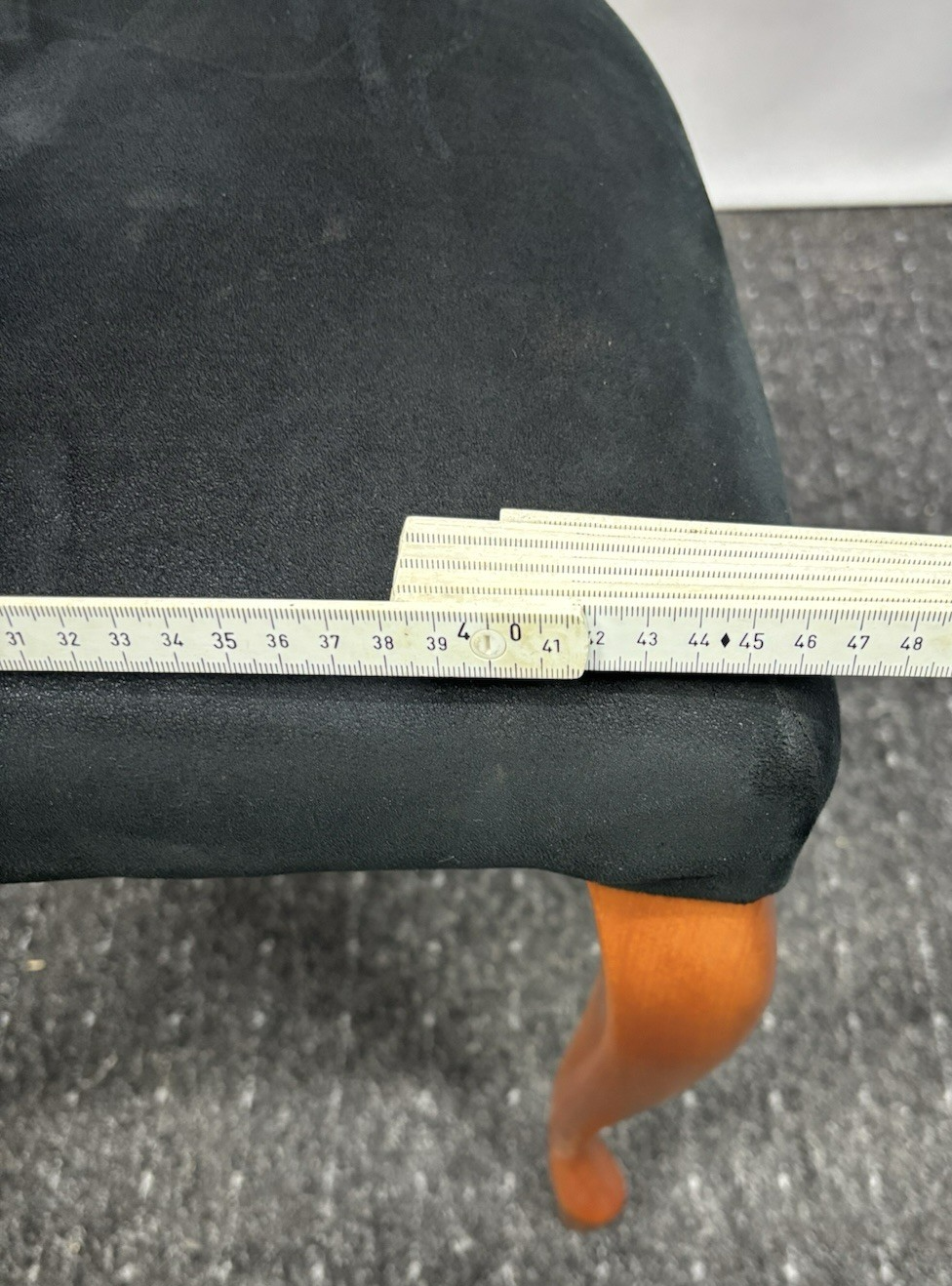 1 von 5 Midcentury Esszimmer Stuhl Holz Vintage Polstersitz