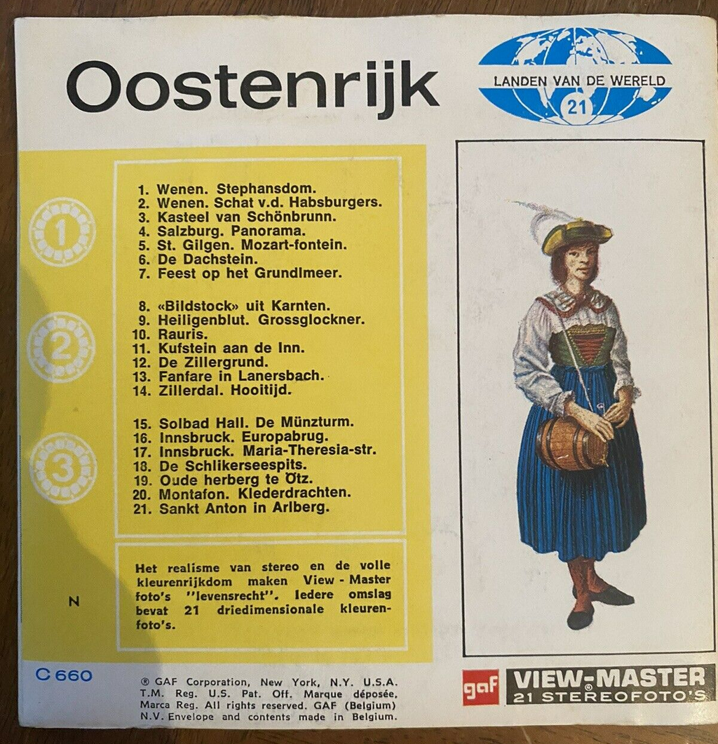 view-master, Österreich, viewmaster, guter Zustand