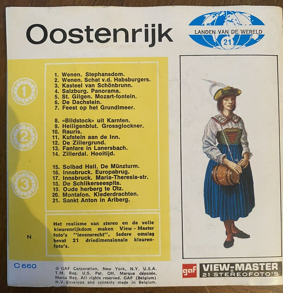 view-master, Österreich, viewmaster, guter Zustand