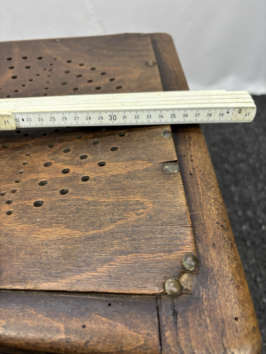 Bistrostuhl Kaffeehaus Prägesitz/ Lehne Massivholz Art Deco Antik