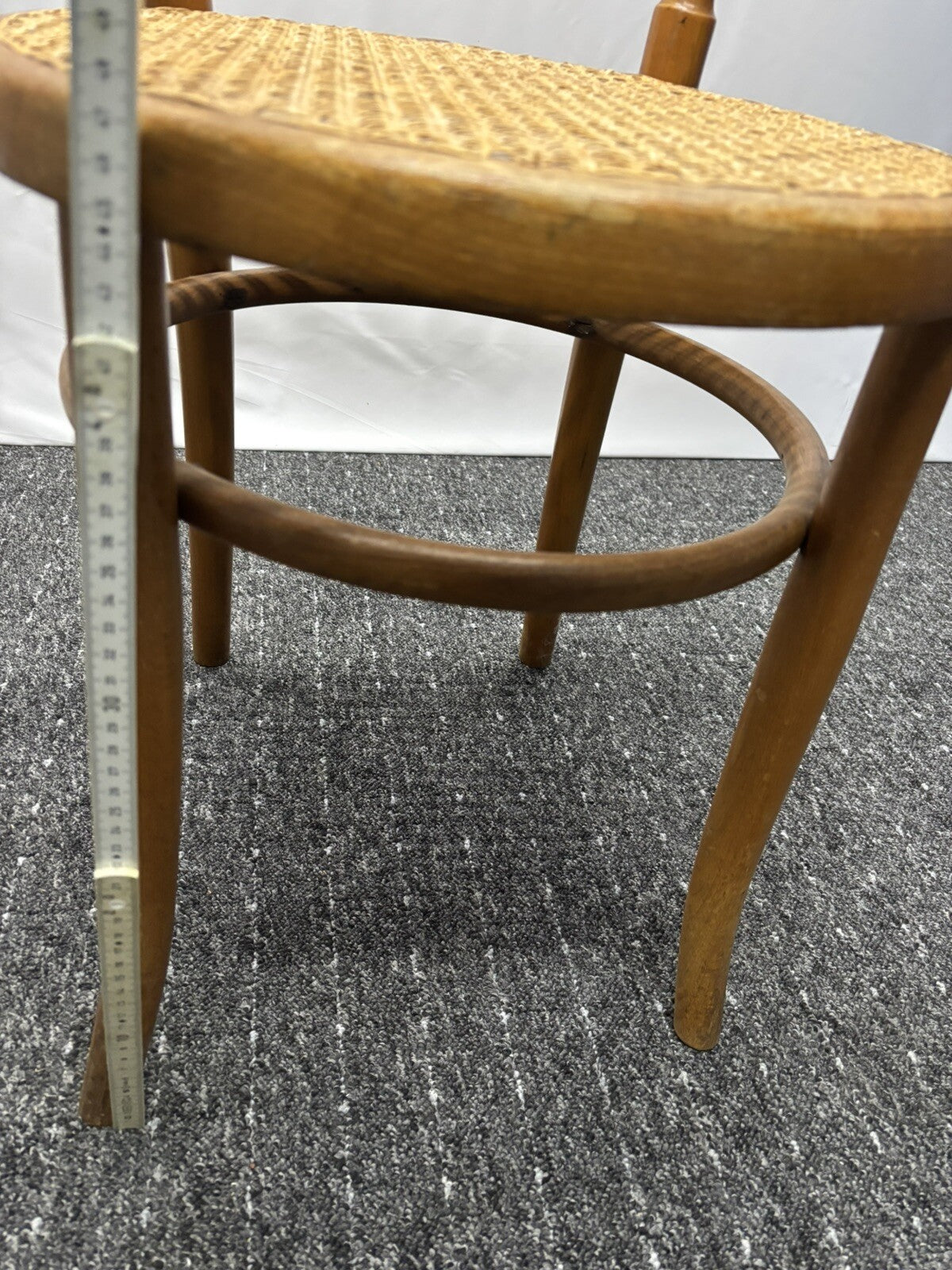 ORIGINAL Fischel Kaffeehaus Stuhl Wiener Geflecht Küche Esszimmer Art Deco Antik