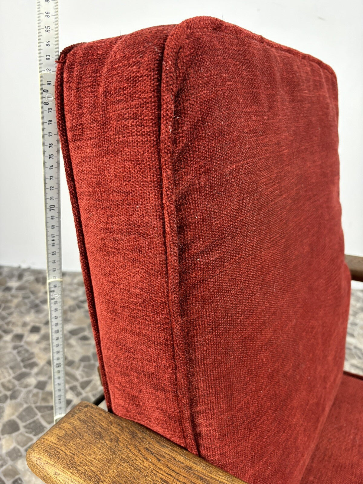 Fernsehsessel Rauchersessel Sitzmaschine Brutalist Art Deco Antik Massivholz