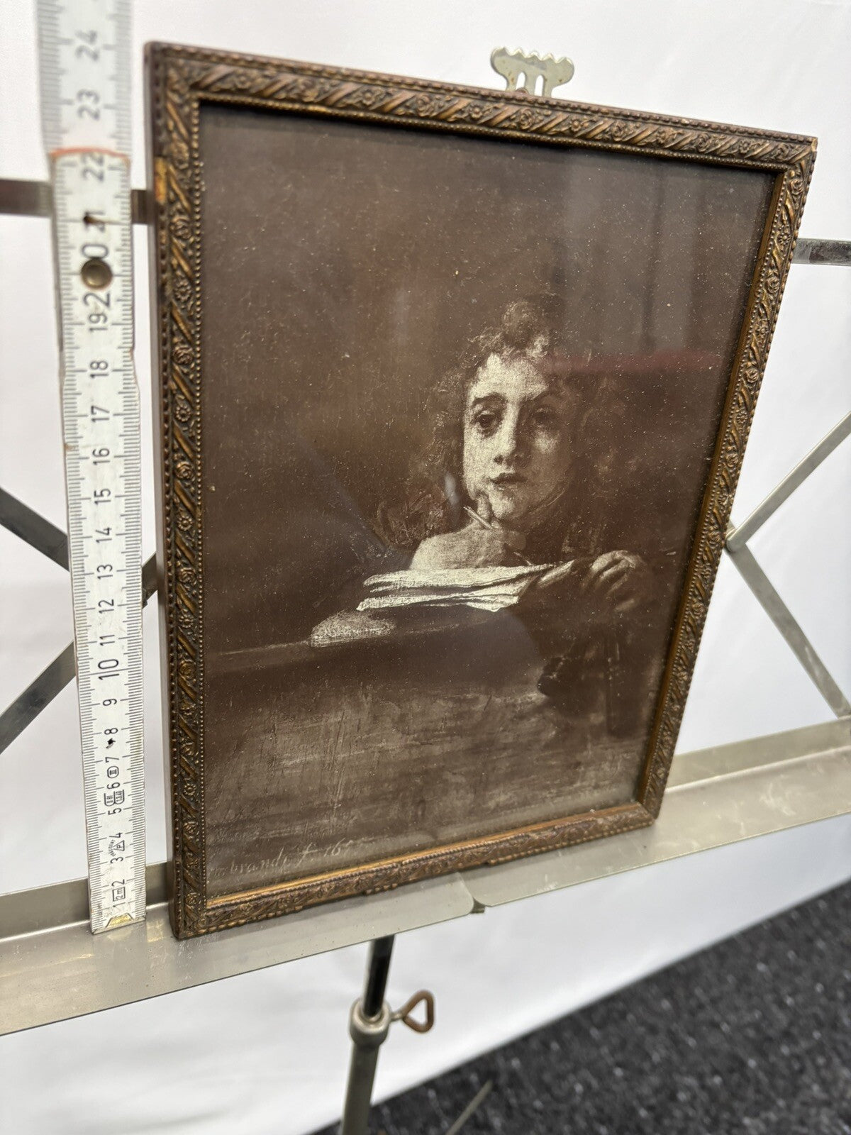 Bild Foto Gerahmt Rembrandts Sohn Titus 24 x18 cm