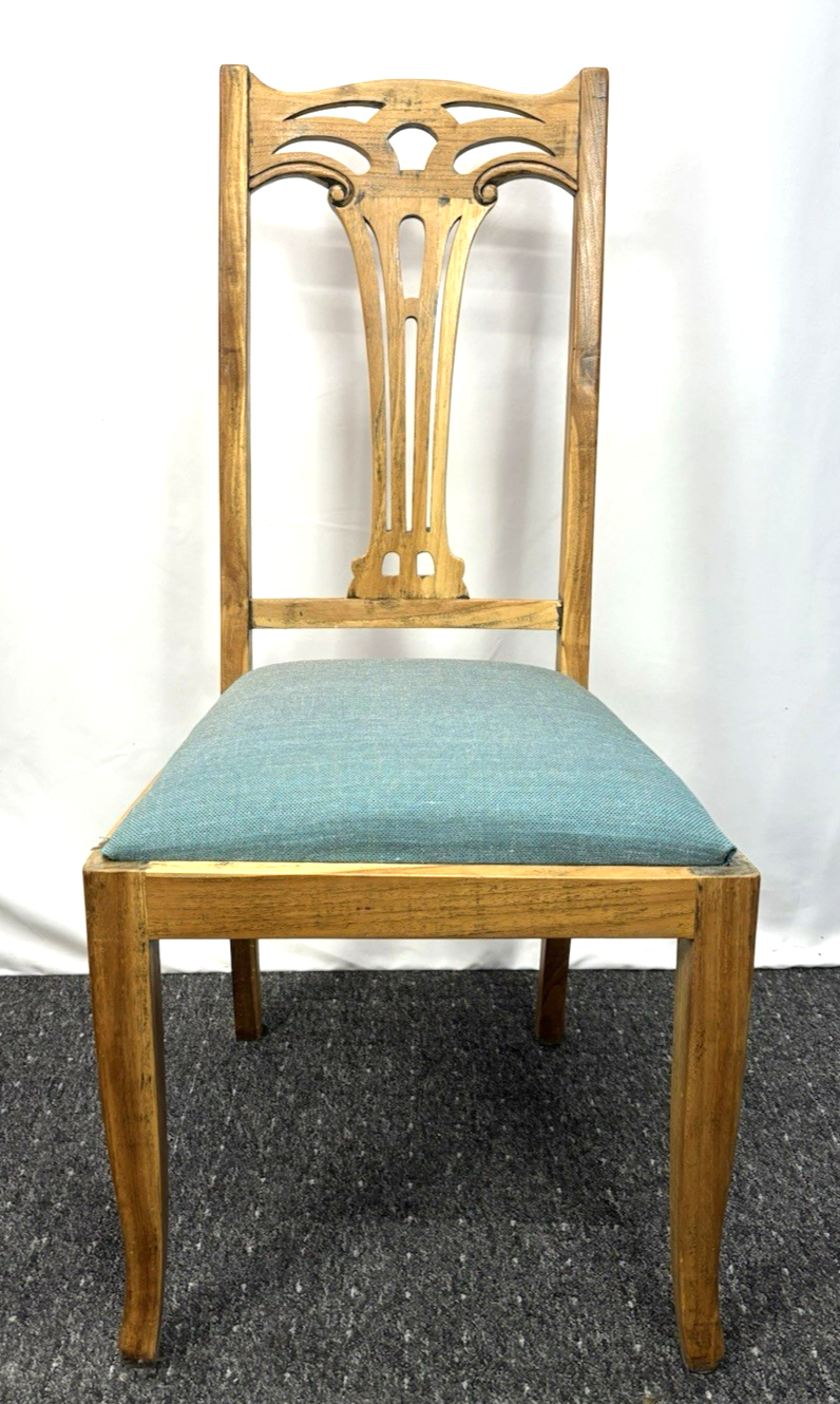 1 von 2 Stuhl Jugendstil  H.S. Furni Hochlehner Esszimmer Art Deco Art Nouveau