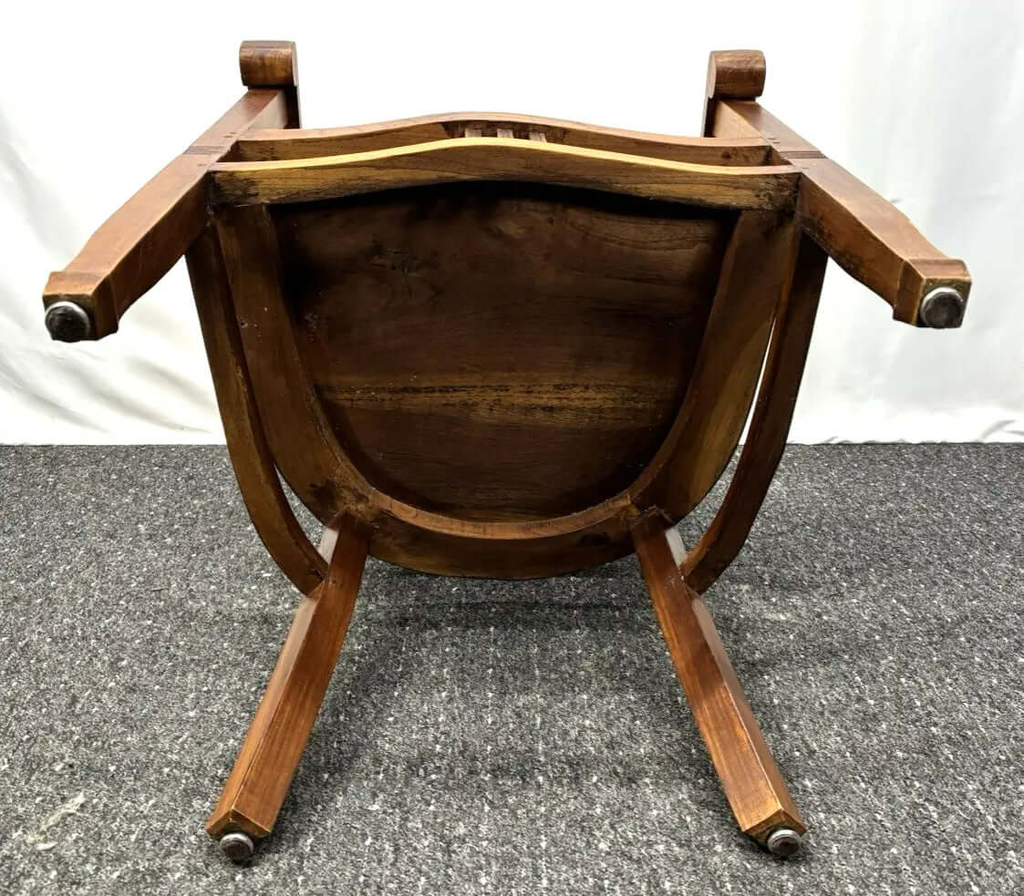 1 von 4 Armlehnstuhl Kolonialstil Massivholz Art Deco Bauhaus Gropius