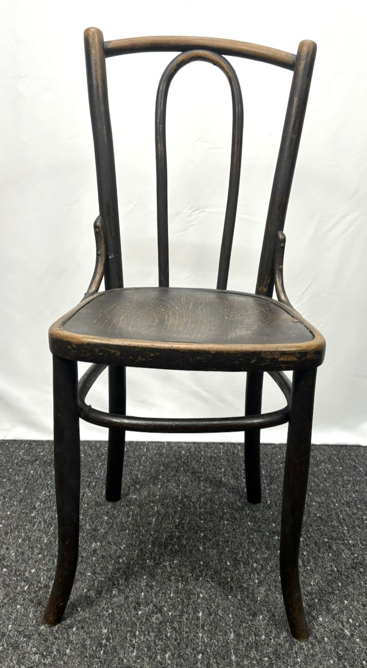 MUNDUS Kaffeehaus Stuhl Prägesitz Holz Art Deko Antik